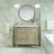 James Martin Vanities 36'' Single Vanity, Whitewashed Oak w/ 3 CM Victorian Silver Quartz Top 424-V36-WWO-3VSL - alternate 3